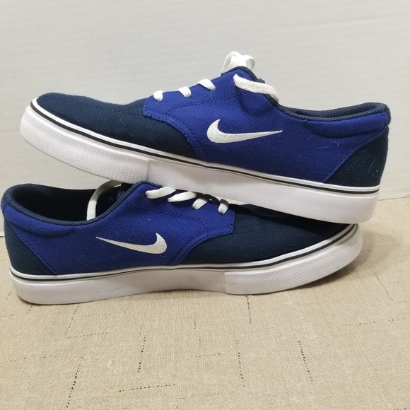 Nike SB Charge Skate Shoes Blue Size 7 Youth Canvas Sneaker Unisex Boys Girls - Picture 9 of 12
